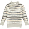 Grey/Beige Fairisle Sweater