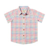 NEWPORT Pink/Blue Plaid Woven Shirt