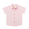 NEWPORT Pink Double Stripe Woven Shirt