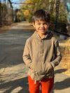 SIMON Olive Hooded Top