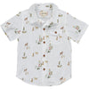 Henry all over print graphic shirt