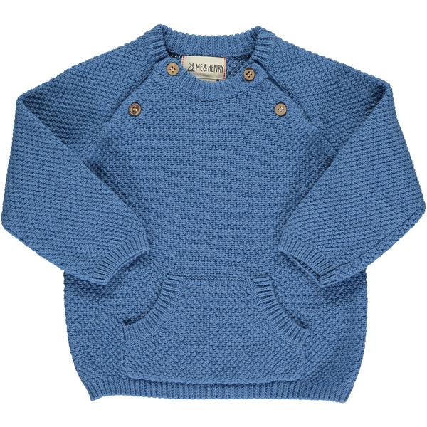 Kit tricot baby Merino bleu - Henry & Henriette