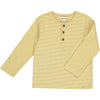 ADAMS Gold/White Stripe Henley