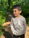 CHEROKEE Grey Tractor Raglan Printed Tee