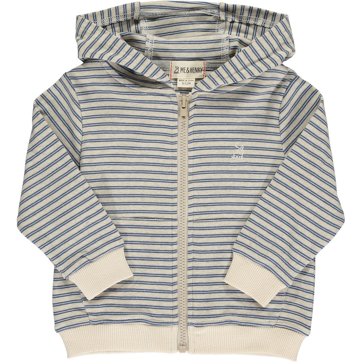 Boys Green/Blue/Cream Stripe Top by Me & Henry