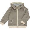 JAMES Brown/Beige Cosy Stripe Hooded Top