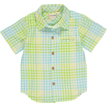 MAUI Lemon/Lime Plaid Woven Shirt