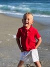 WATERGATE Terry Towelling Red Polo