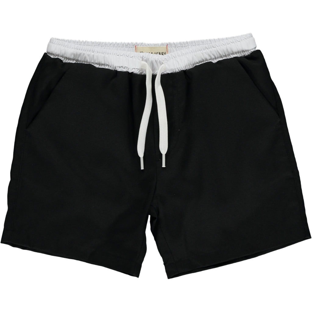 SPLASH Black/White Swim Shorts