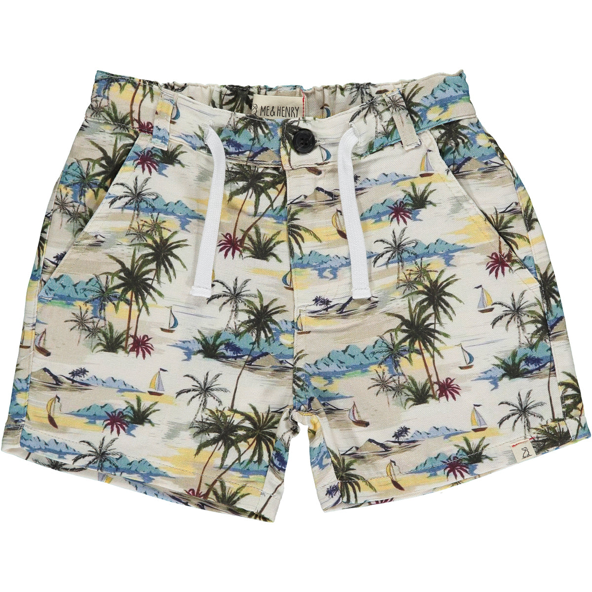 Me & Henry Mahalo Hawaiian Waves Woven Shorts main image 0