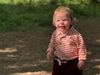 SEYMOUR Pumpkin/White Polo Onesie