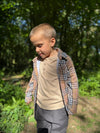 ATWOOD Brown/Black/Red Plaid Woven Shirt