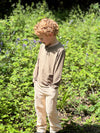 ADAMS Green Ribbed Henley
