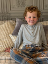 ROCKFORD Blue Tan Plaid Lounge Pants