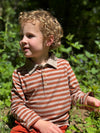 MIDWAY Brown/Beige Stripe Polo
