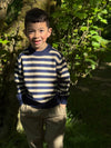 CRUISE Navy/Cream Sweater