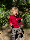 CABLE Red Sweater