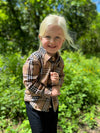 ATWOOD Brown/Black/Red Plaid Woven Shirt