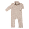 KINGSTON Heather Beige Polo Romper