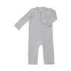 MITCH Henley Grey/White Romper