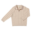 JAYDEN Beige Knitted Polo