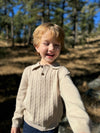 JAYDEN Beige Knitted Polo