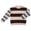 RICARDO Colour Block Burgundy/China arms Sweater