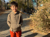 SIMON Olive Hooded Top