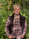 GILT Black Sherpa Vest