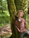 OAKDALE Mustard Stripe Hooded Top