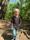 ALCOA Brown/black striped tee