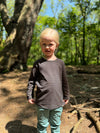 ALCOA Brown/black striped tee