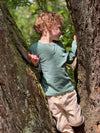BRADEN Green Slub Top