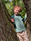 BRADEN Green Slub Top