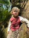 CHAPIN Burgundy With Stripe Tee