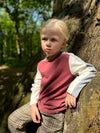 CHAPIN Burgundy With Stripe Tee
