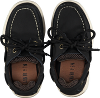 Navy Leather Boat Shoes