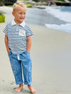ANCHOR Navy/White Polo