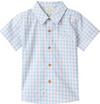 PINK/BLUE PLAID NEWPORT WOVEN SHIRT