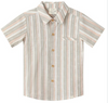 PEACH MULTI STRIPE NEWPORT WOVEN SHIRT