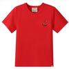 MARINE RED ANCHOR Embroidered Tee