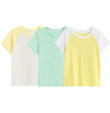 WALTER TRIPLE PACK TEES WHITE/MINT/LEMON