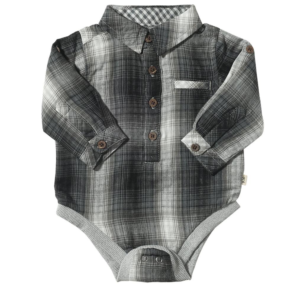 Me and Henry  RIPLEY Jersey Onesie - Blue main image 0