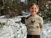 RUDY Beige reindeer Sweater
