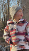 AZTEC Burgundy Rancho Jacket