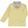 Mustard stripe polo