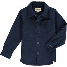  Mens Woven Shirt navy