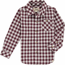  Mens Woven Shirt wine