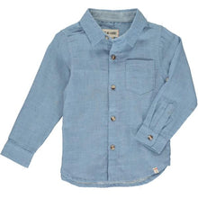  Mens Woven Shirt blue