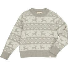  Mens Oslo Sweater grey/white fairisle